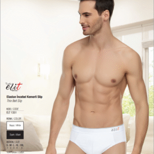 Elit Elastan İnce Bel Kemerli Slip