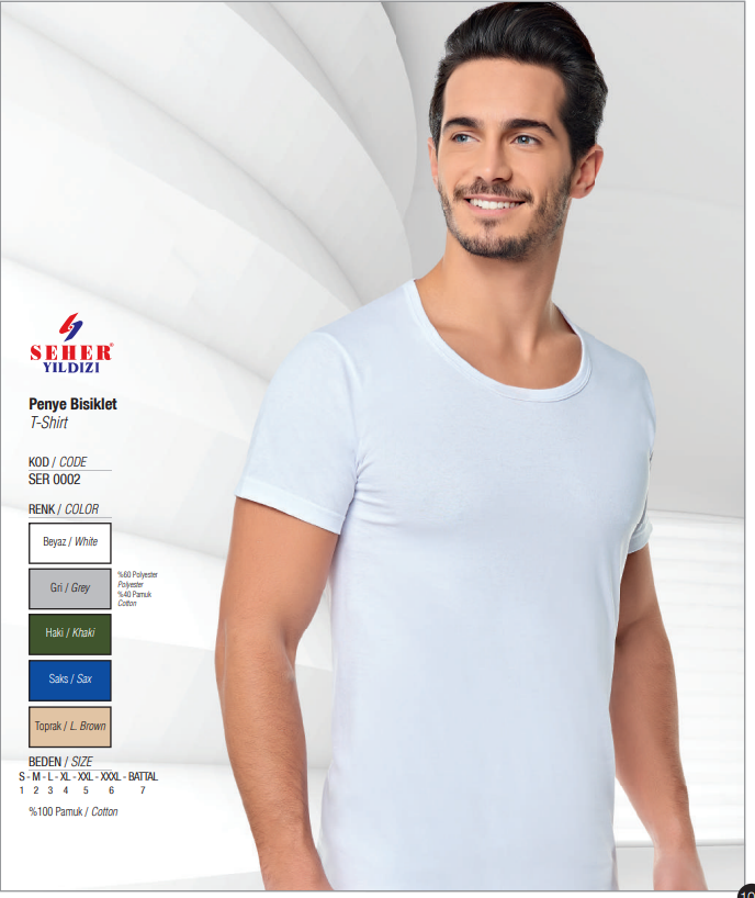 Seher Erkek Bisiklet Yaka