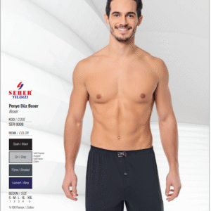 Seher Erkek Penye Düz Boxer